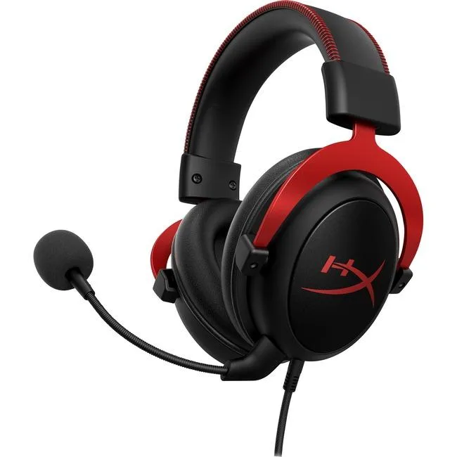 HP HP 4P5M1AA gaming headset 7.1 wired black red — product photo