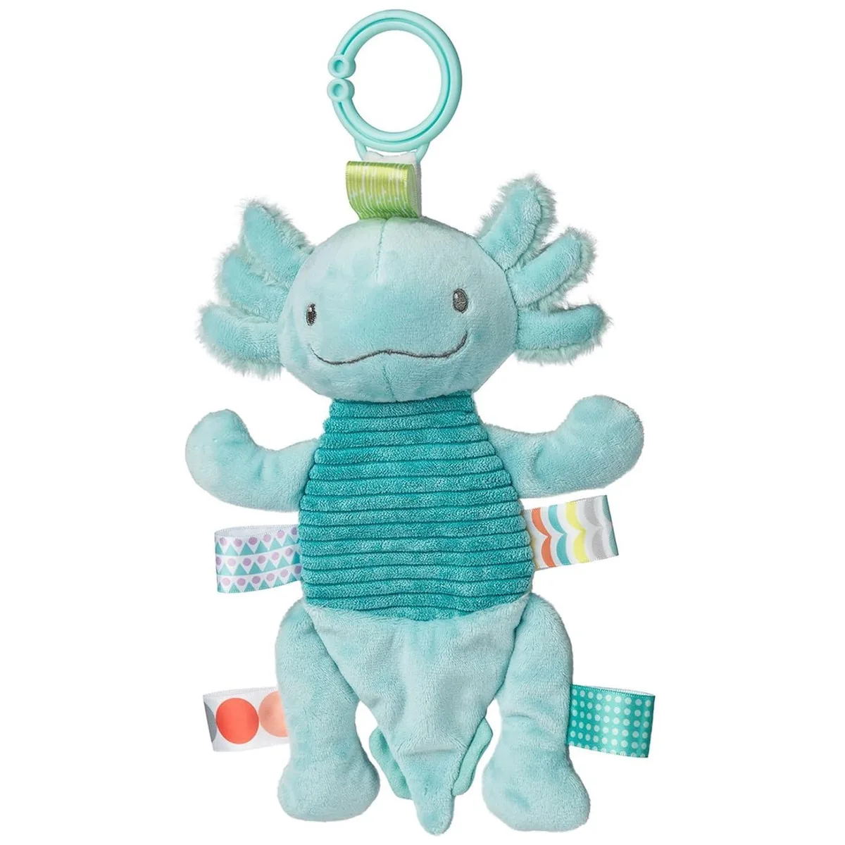 Mary Meyer Stuffed Toys Mary Meyer Crinkie Teether Toy 9" Fizzy Aqua Axolotl — product photo