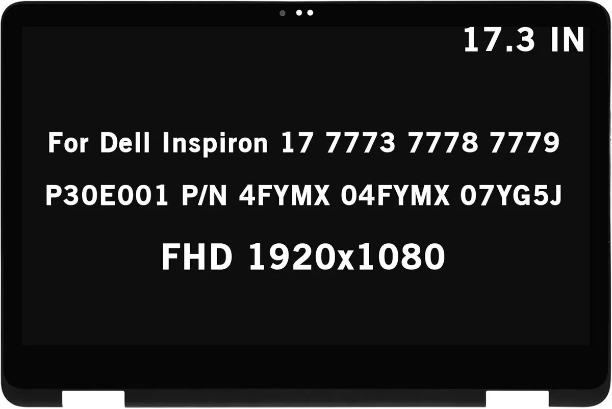 NUOLAISUN NUOLAISUN 17.3" FHD 1920x1080 Touch Screen Digitizer Assembly for Dell Inspiron 17 7773 7778 7779 — product photo