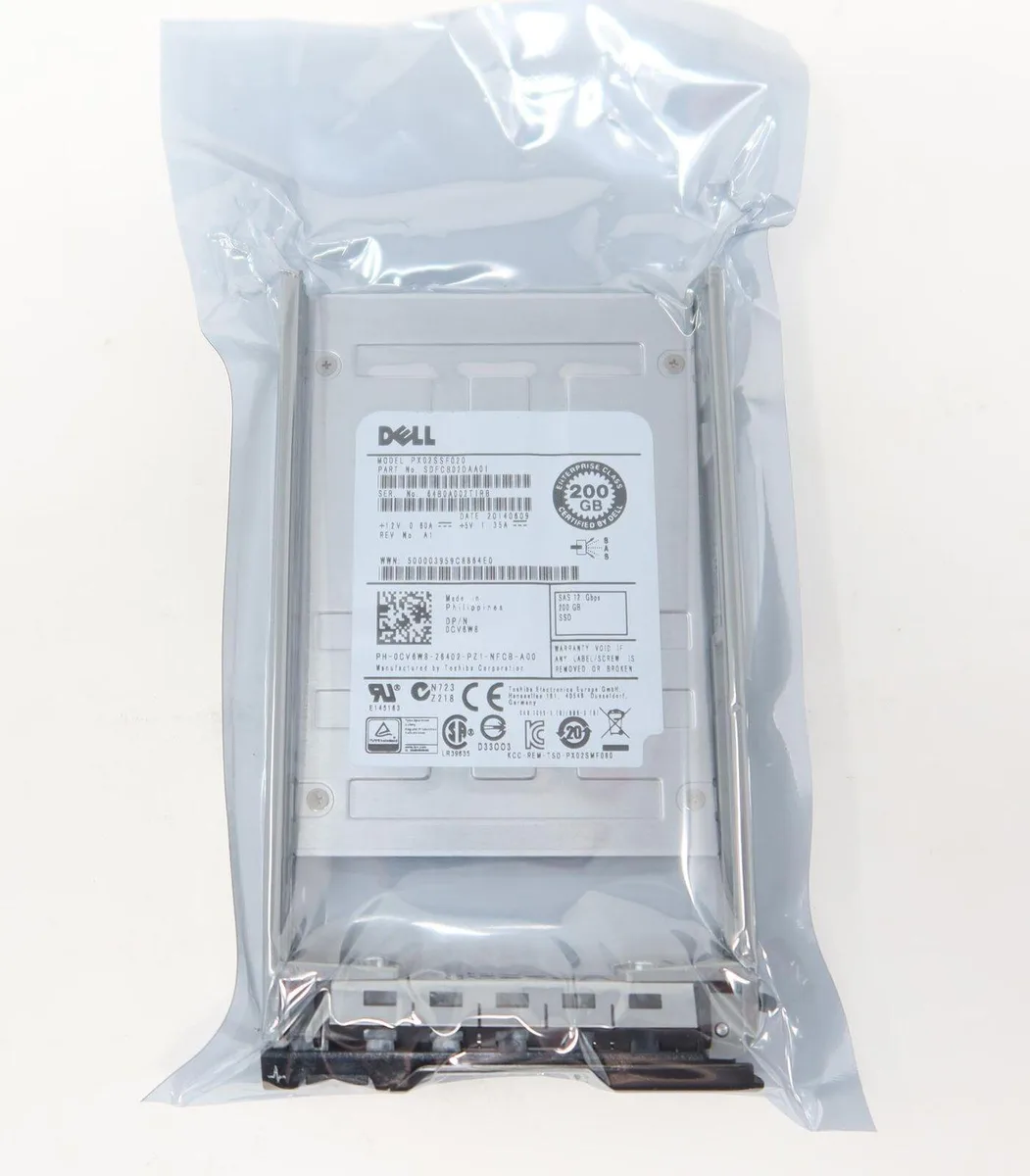 DELL DELL 200GB 2.5" SAS 12GB/s Internal SSD — product photo