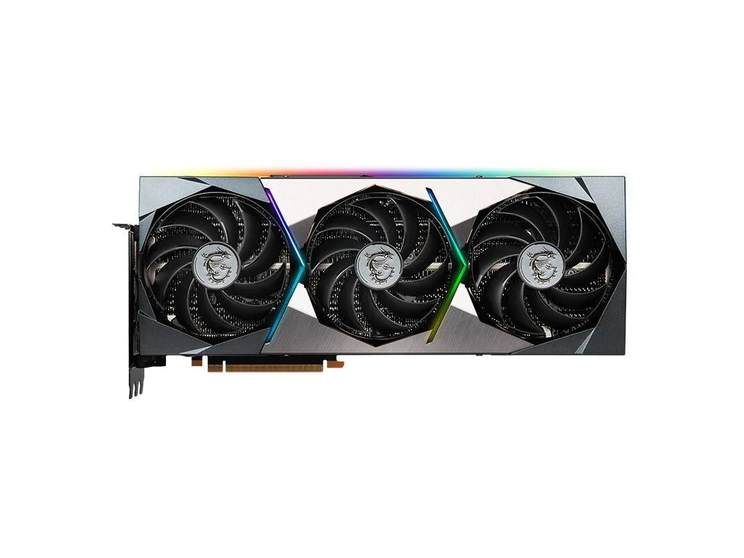 MSI MSI GeForce RTX 3090 Ti SUPRIM X 24G graphics card — product photo