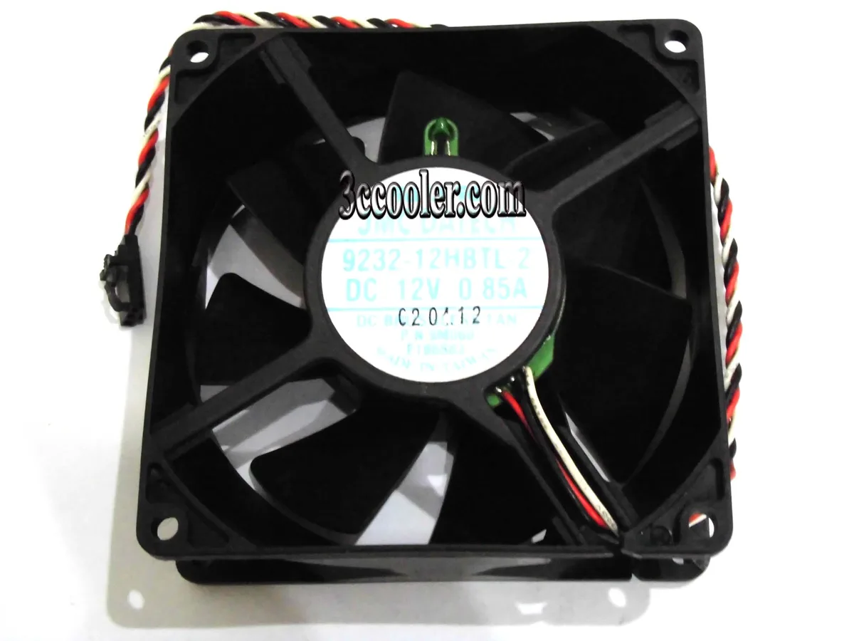 OEM Industries OEM Industries 9232-12HBTL-2 92mm 32mm 12V 0.85A 3 Pin Ball Bearing CPU Cooler — product photo