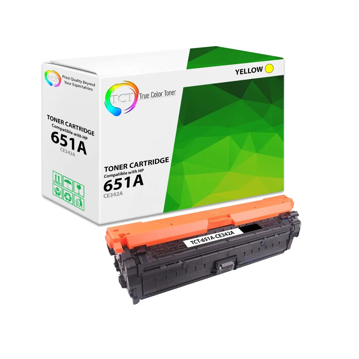 True Color Toner True Color Toner CE342A 651A Yellow 16000 pages — product photo