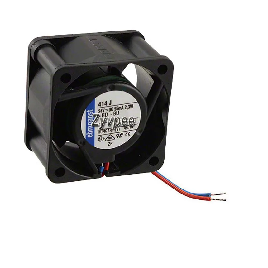 Zyvpee Zyvpee 414J 40x25mm 24V 2.3W 95mA 2 Ball Bearing 2-Wire Case Fan — product photo