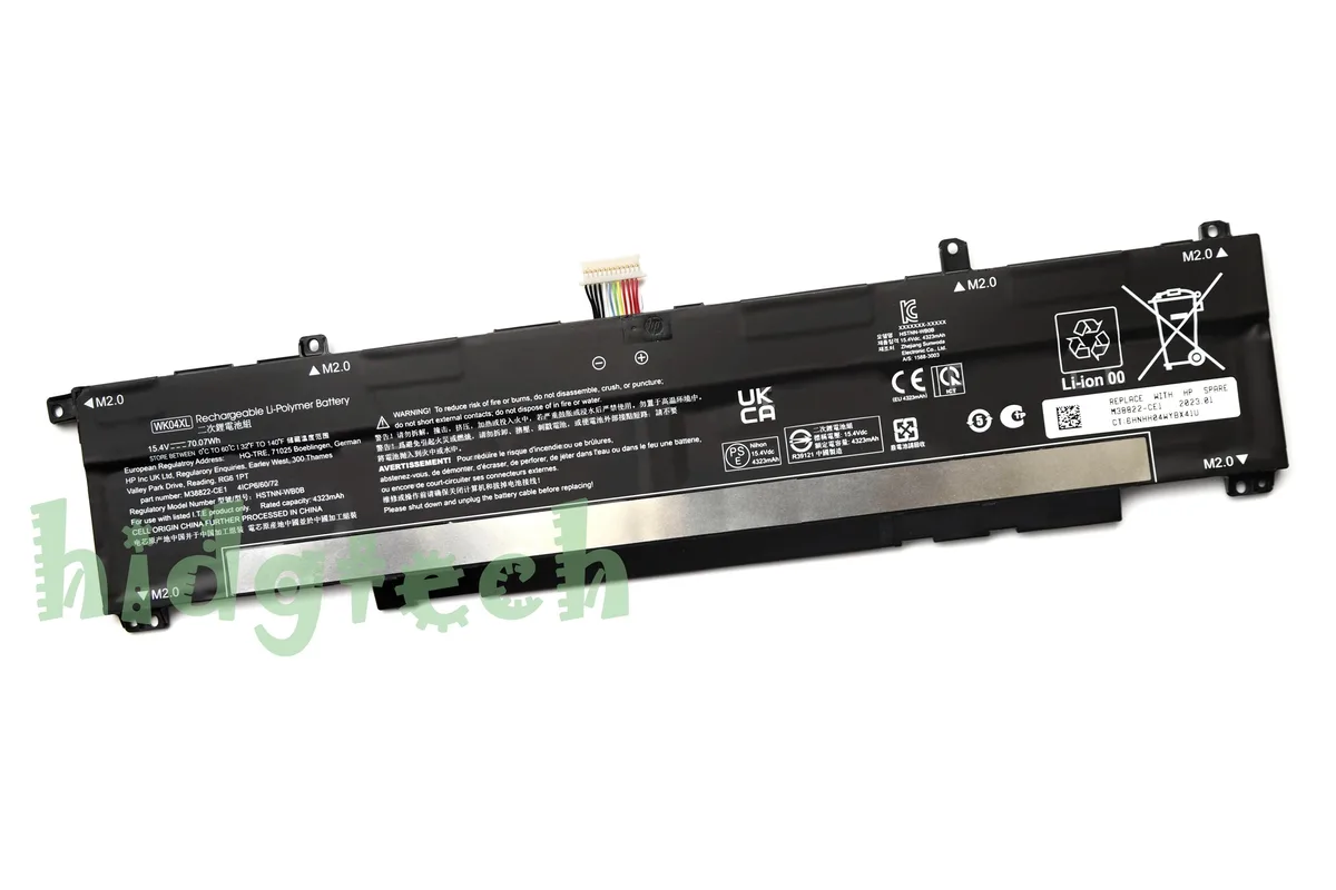 Beisite Beisite WK04XL 70.07Wh 15.4V laptop battery — product photo