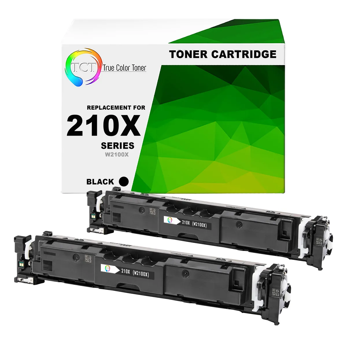 True Color Toner True Color Toner 210X Black Toner Cartridge 2 Pack W2100X 7500 Pages — product photo