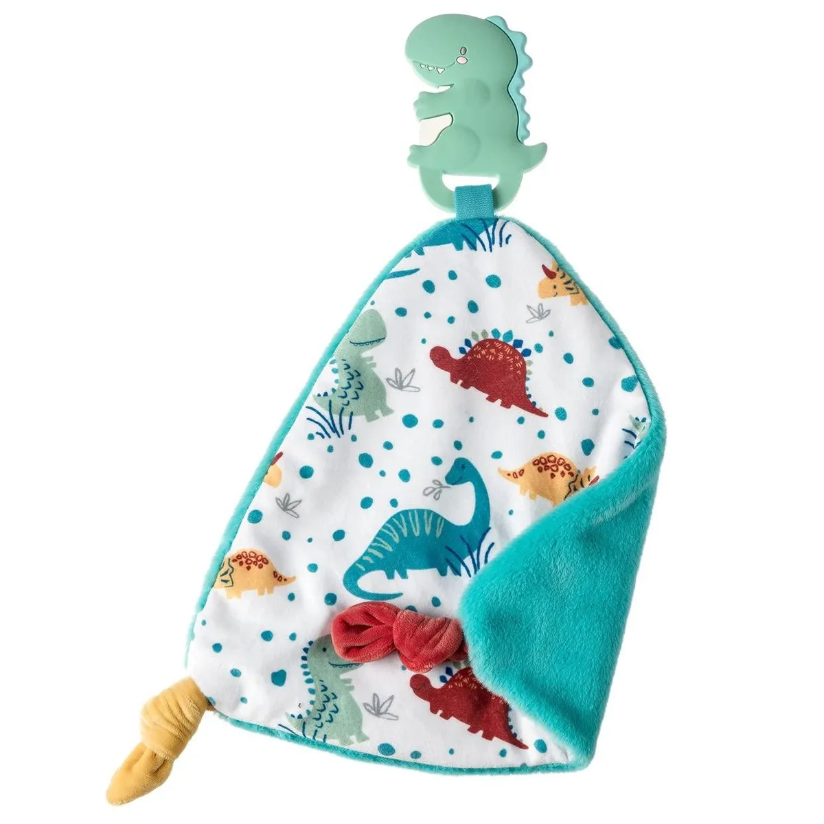 Mary Meyer Stuffed Toys Mary Meyer Chewy Crew Teether Lovey 10 Pebblesaurus Dinosaur — product photo
