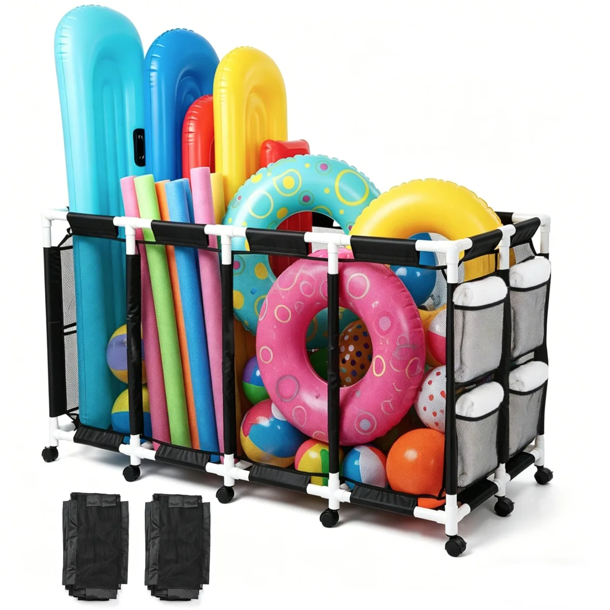 Yescom USA, Inc. Yescom USA, Inc. 06PSBBMC004-4GPVC-06 Toy Storage 335 Gallon 12 Wheels — product photo