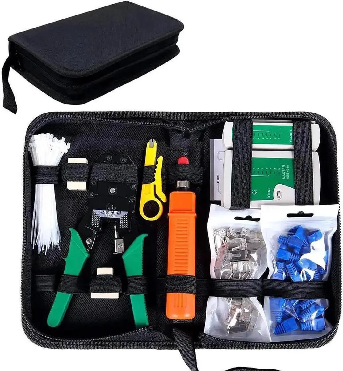 SMUGDESK SMUGDESK 9in1 Portable Network Tool Kit Black — product photo