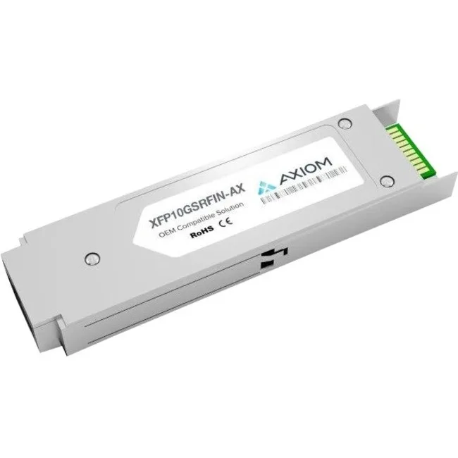 Axiom 10GBASE-SR XFP transceiver module, metallic finish