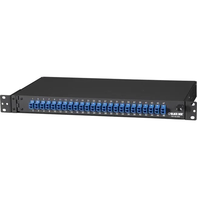 Black Box JPM385A patch panel clear finish 19 23 rack mount