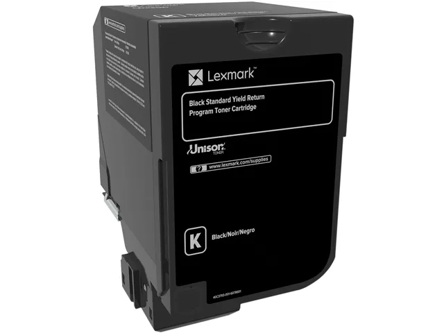 Lexmark Lexmark 74C1HK0 Black High Yield Toner Cartridge 20000 Pages — product photo
