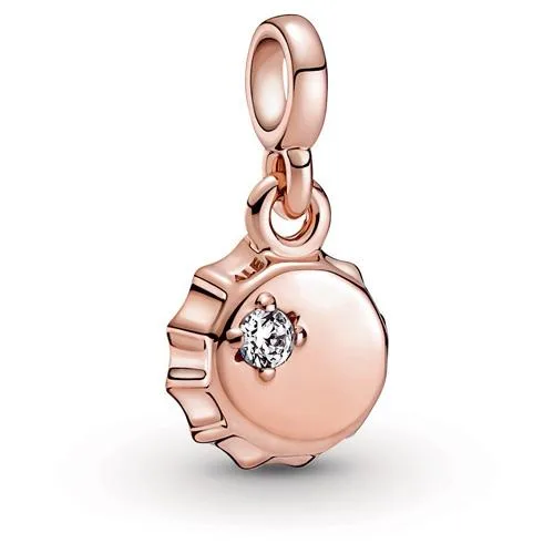 PANDORA PANDORA Lucky Bottle Cap Mini Dangle Charm 14k — product photo