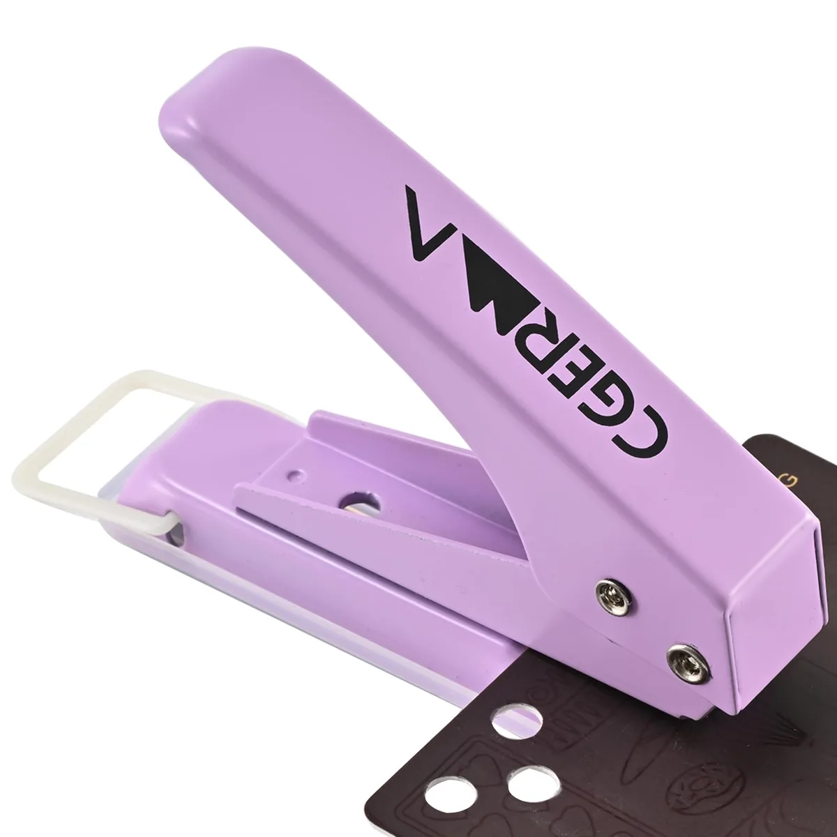  Cgerma Single Hole Puncher 1/4" 15 Sheet Purple — product photo