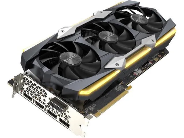 ZOTAC ZOTAC GeForce GTX 1080 Ti AMP Extreme 11GB GDDR5X graphics card — product photo