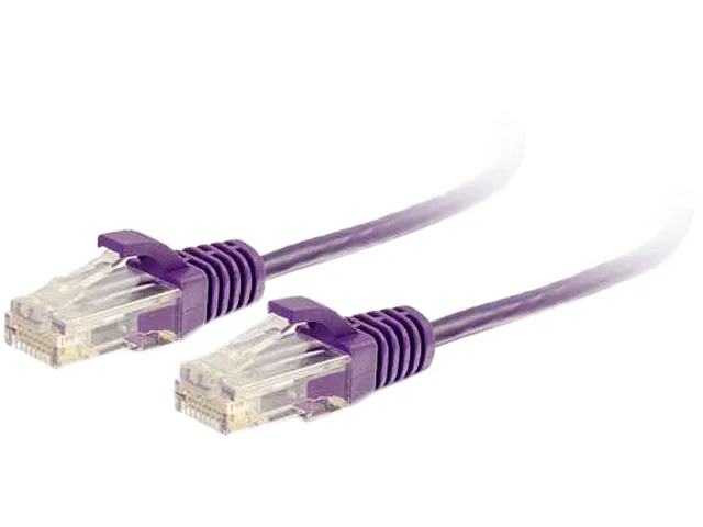 Cables To Go Cables To Go 01182 Cat6 network ethernet cable 5 ft Purple — product photo