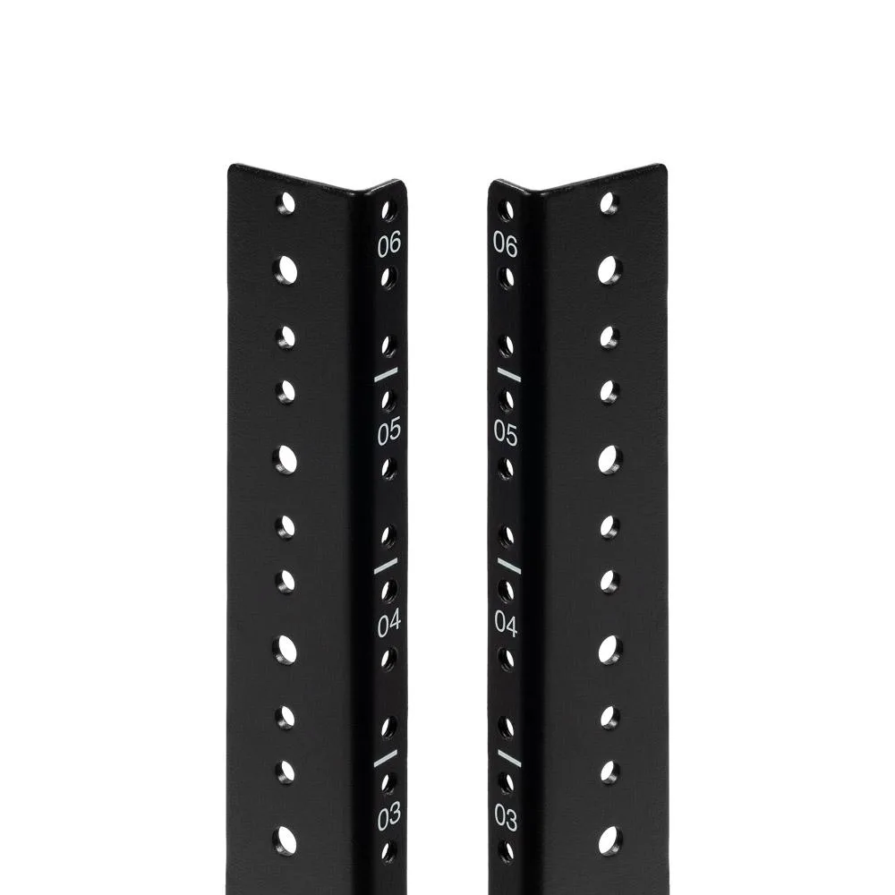NavePoint NavePoint 6U Vertical Rack Rail Pair Black server rack — product photo