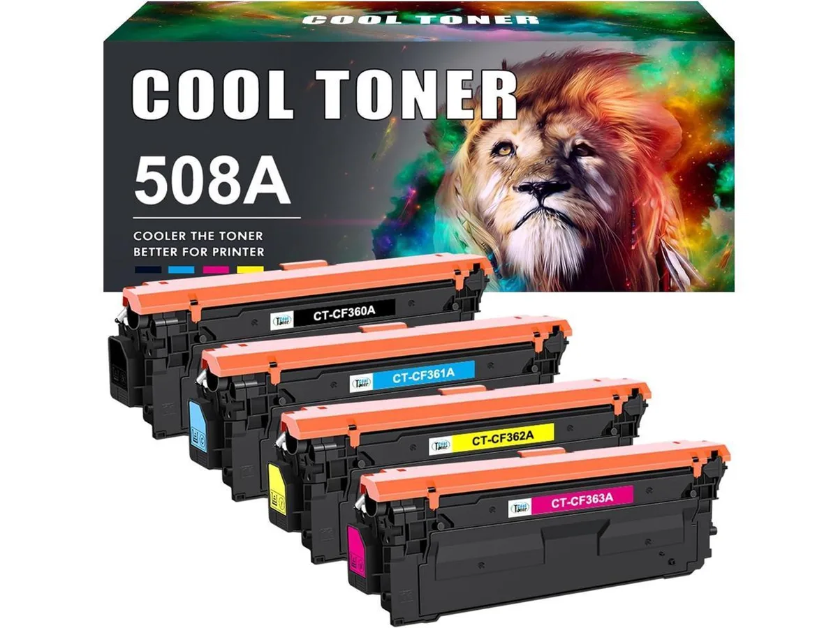 V4ink V4ink 508A CF360A CF361A CF362A CF363A 4-pack toner cartridge — product photo