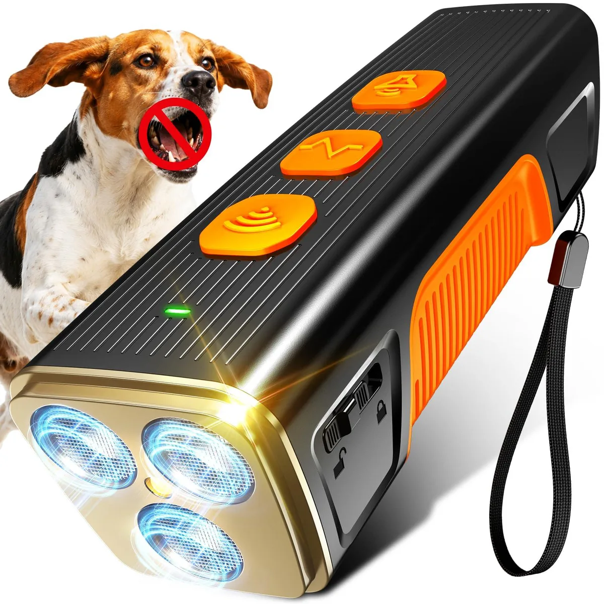 DNBeffulgent DNBeffulgent UB300 3X Ultrasonic Dog Training Aid Orange — product photo