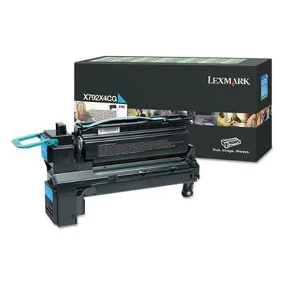 Lexmark Lexmark LEXX792X4CG Cyan Toner Cartridge 20000 Pages — product photo