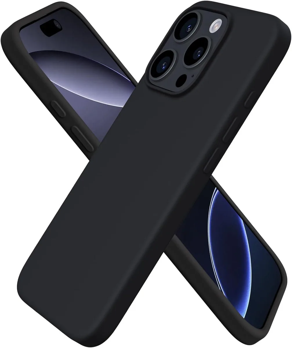 PISKEKAT PISKEKAT iPhone 16 Pro Case 6.3 Liquid Silicone Black — product photo