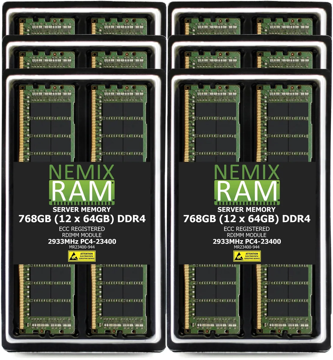 NEMIX RAM NEMIX RAM 768GB 12x64GB DDR4 2933MHz 4Rx4 ECC RDIMM — product photo