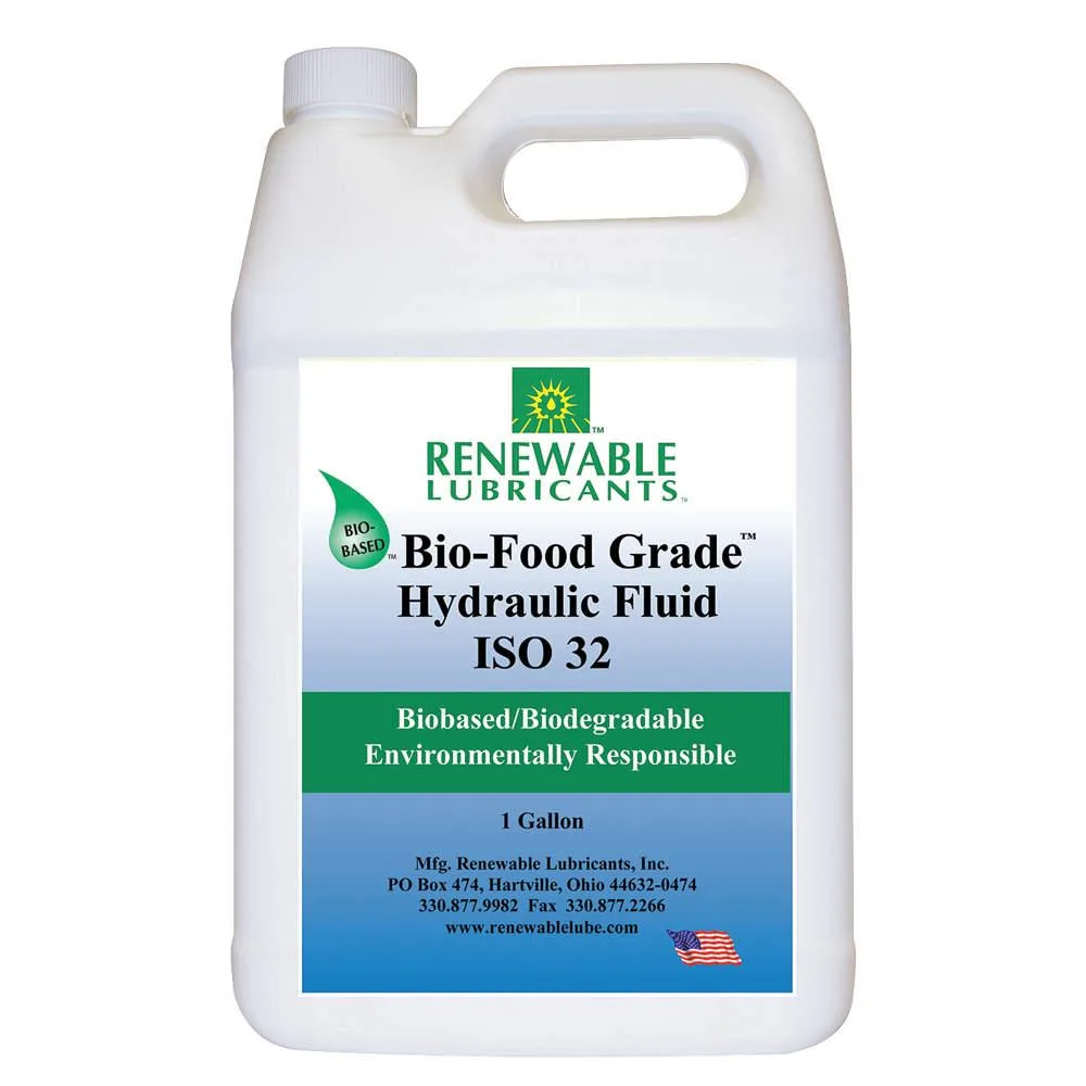 Renewable Lubricants Renewable Lubricants Vegetable Hydraulic Oil ISO 32 1 gal Jug — product photo