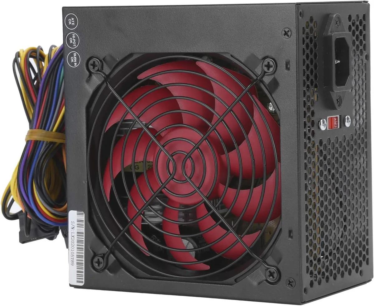 myVolts myVolts ATX-250W 250W power supply red fan manual 115/230V — product photo