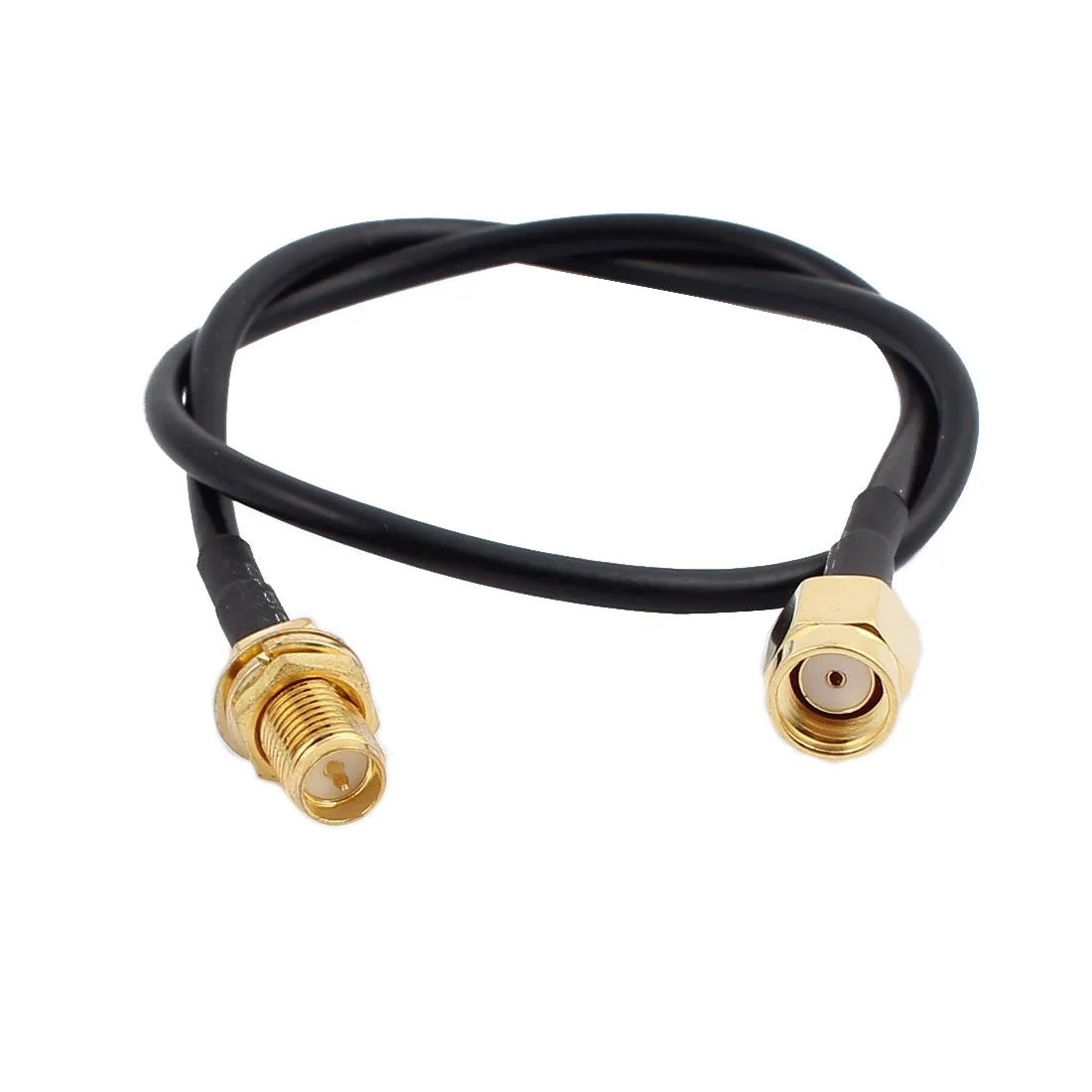 Unique-Bargains Unique-Bargains RG174 Antenna Extension Cable RP-SMA Male to Female 30cm — product photo