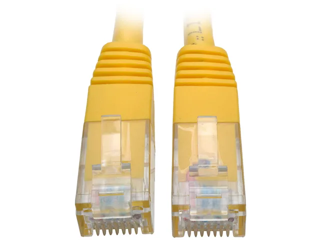 Tripp Lite Tripp Lite N200-005-YW network ethernet cable 5 ft Cat6 550 MHz 24 AWG Yellow — product photo