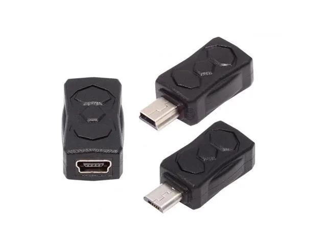 LORDWORLD LORDWORLD USB 2.0 Mini-Micro Adapter 3-Pack 480Mbps — product photo