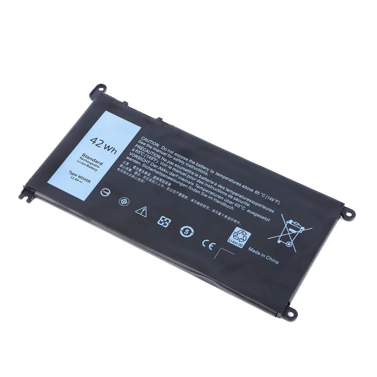 Damaite Damaite WDX0R 42Wh 11.4V 4-cell laptop battery 7569 7579 — product photo