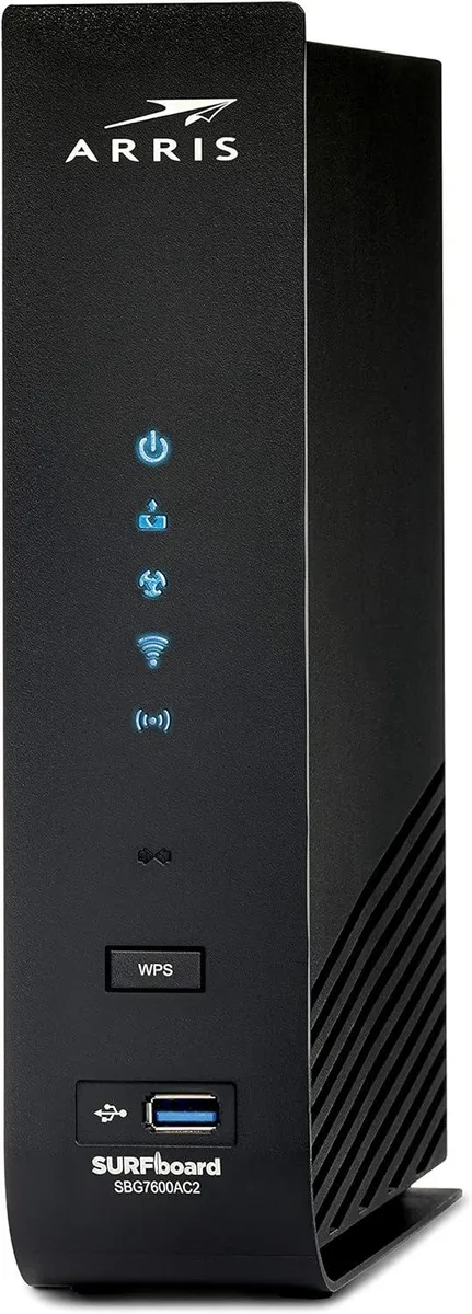ARRIS ARRIS SURFboard SBG7600AC2 DOCSIS 3.0 cable modem AC2350 Wi-Fi 5 router — product photo