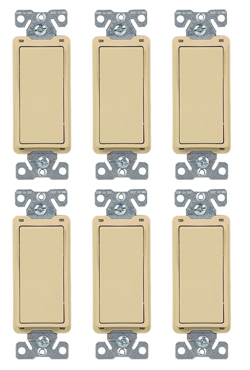 Eaton Eaton 7504V 7500 4-Way Decorator Switch Ivory 15A 120/277V Case of 6 — product photo