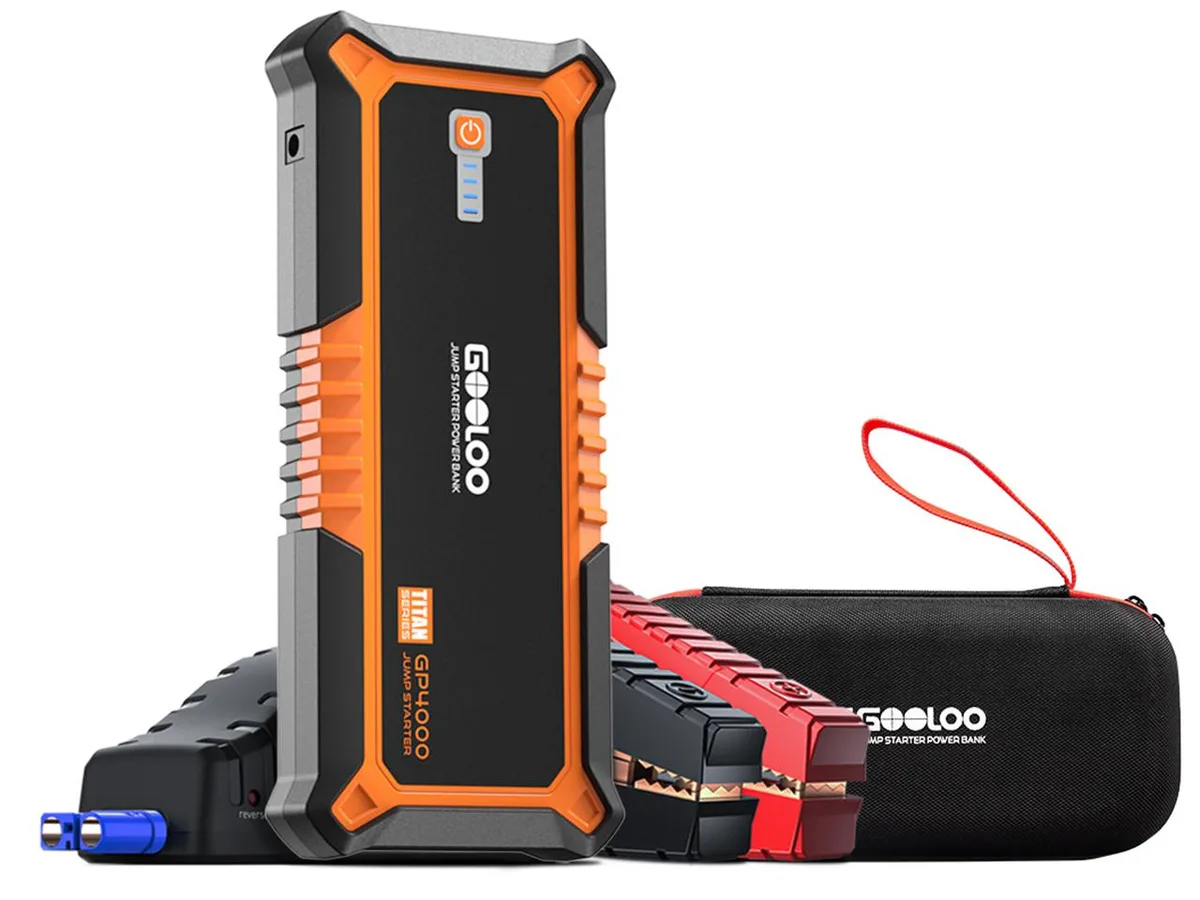 GOOLOO GOOLOO GP4000 4000A 24000mAh Jump Starter 12V 10.0L Diesel — product photo