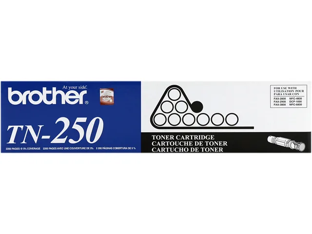 Brother Brother TN250 Black Toner Cartridge toner cartridges (genuine brands) — product photo