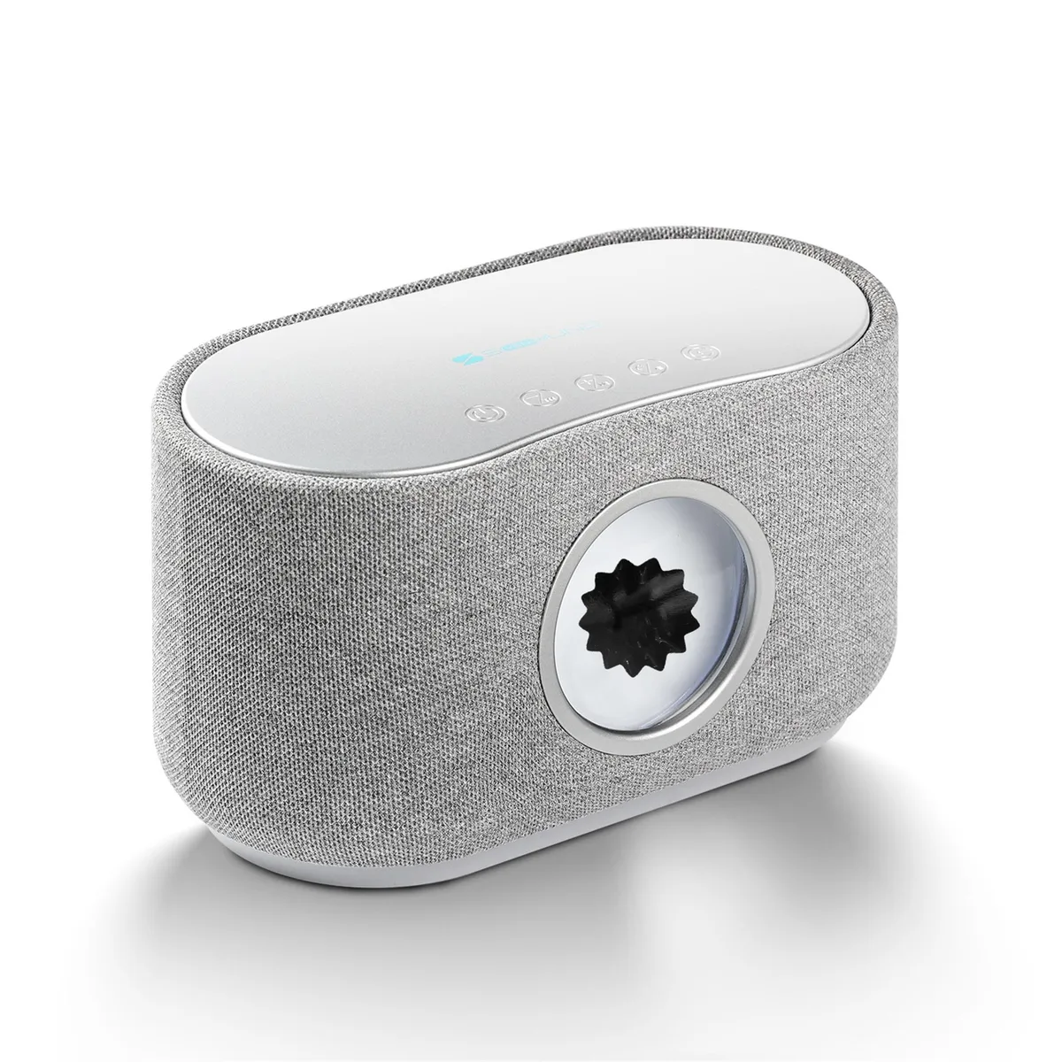 NO. NO. Magnetic Fluid Speaker Silver 15W Wireless Charging 13x23x12.5 cm 1.7 kg — product photo
