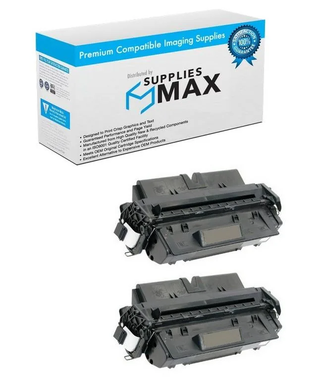 SuppliesMax SuppliesMax Toner Cartridge 2 Pack Black 4500 Pages FX-7 7621A001AA_2PK — product photo