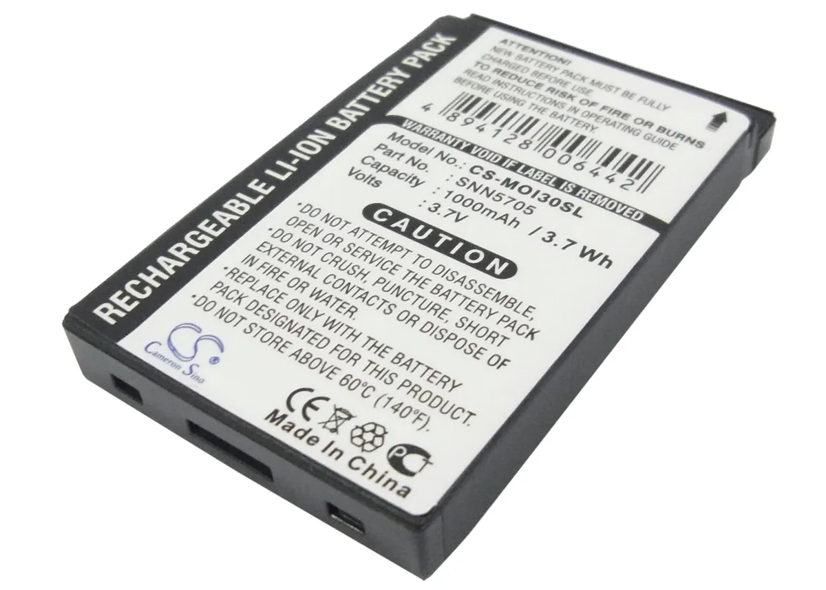 Rectangular replacement battery with Cameron Sino branding and metal contacts