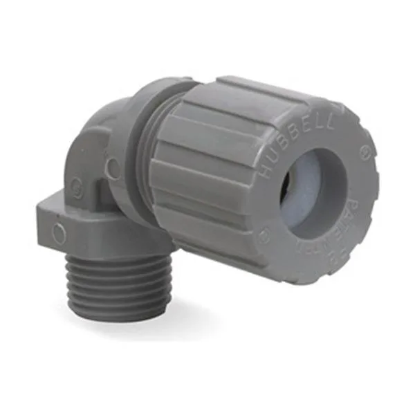 Hubbell Incorporated Hubbell Incorporated NHC1021CR 1/2 in 90 deg Red liquid tight connector — product photo
