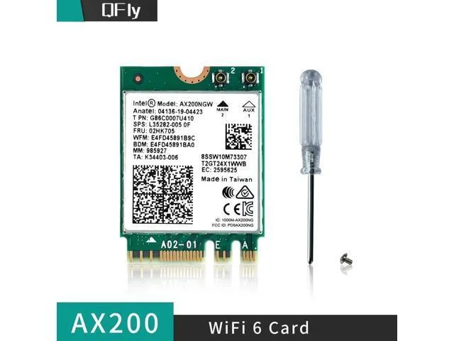Small green circuit board with gold edge connector and two antenna sockets