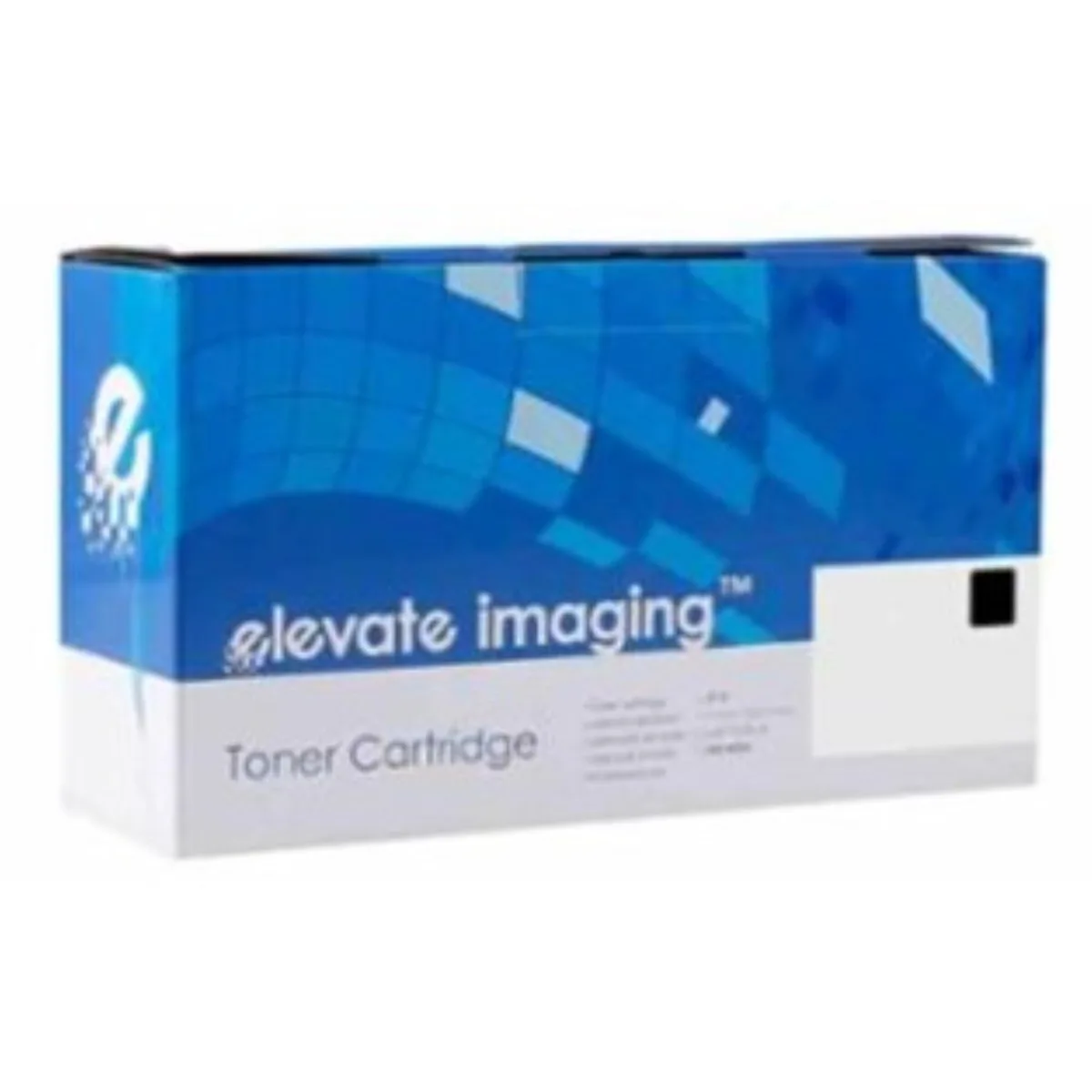 Black Elevate AHWF2371C0N 37X toner cartridge rectangular box