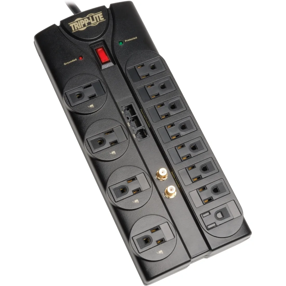 Tripp Lite Tripp Lite TLP1208SAT surge protector 12 outlets 8 ft 2880 J — product photo