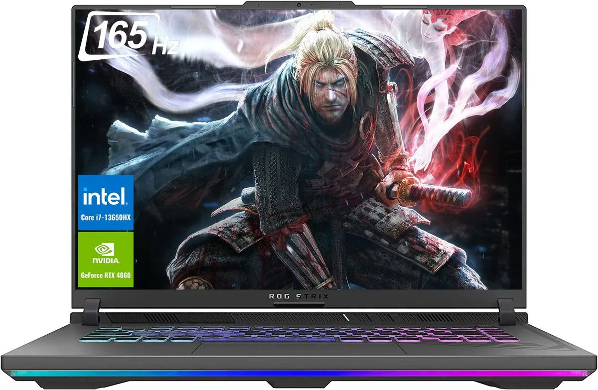 ASUS ASUS ROG Strix G16 gaming laptop i7-13650HX RTX 4060 16GB 1TB 165Hz Eclipse Gray — product photo