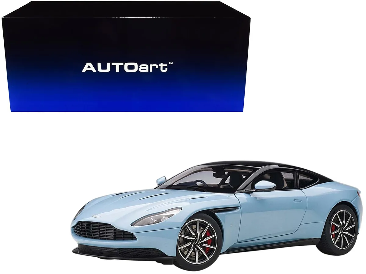 Autoart Autoart Aston Martin DB11 Q Frosted Glas Blue with Black Top 1/18 Vehicle — product photo