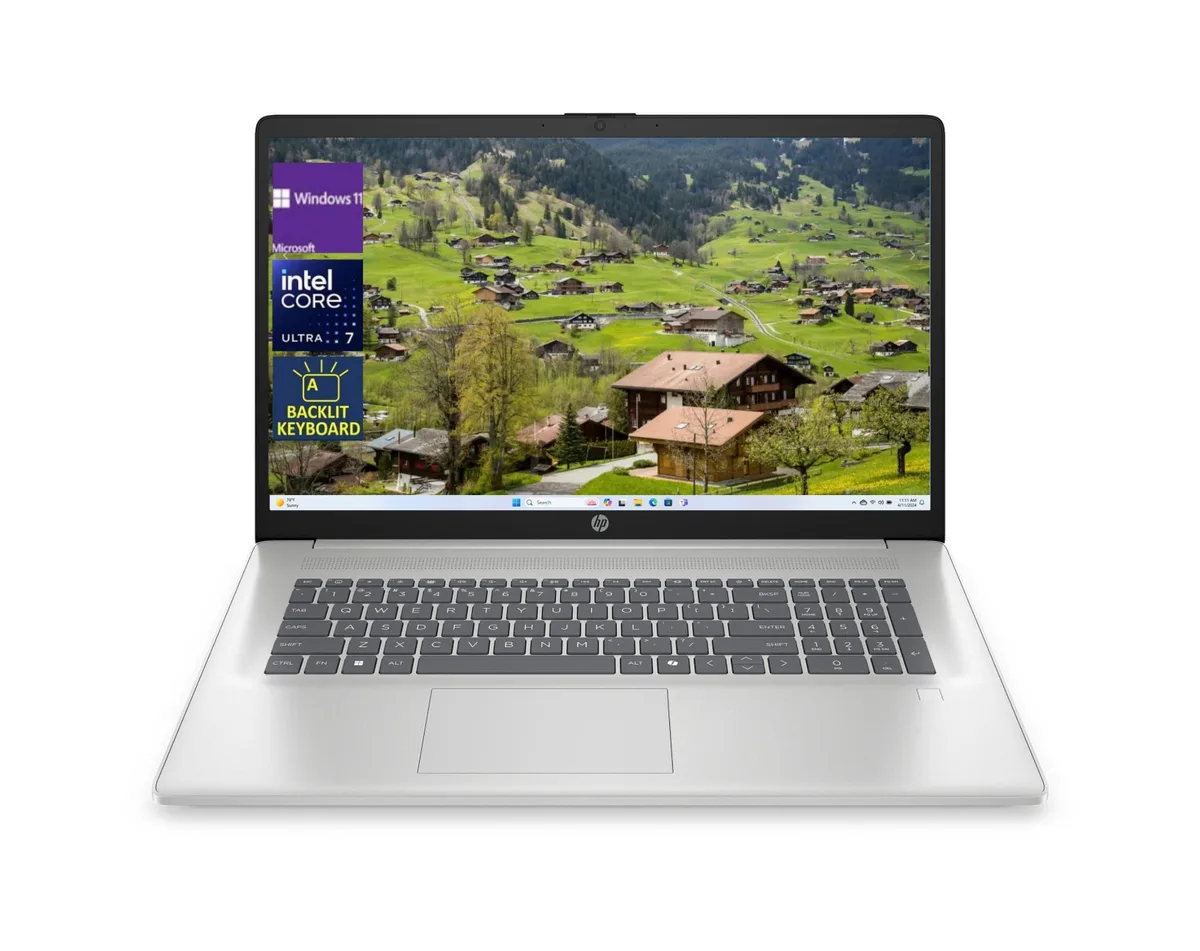 HP HP 17-cn5037nr 17.3" laptop Core Ultra 7 255U 32GB 512GB — product photo