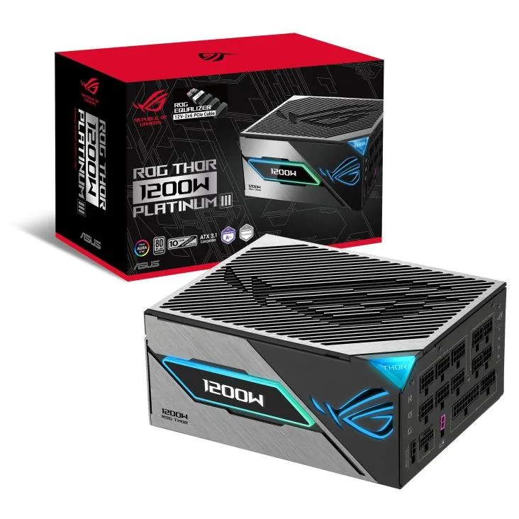 ASUS ASUS ROG Thor 1200W Platinum III Equalizer Edition power supply — product photo