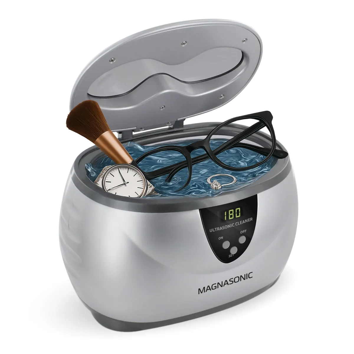  Magnasonic Ultrasonic Parts Washer 20oz 600ml 42000Hz 5 Modes — product photo