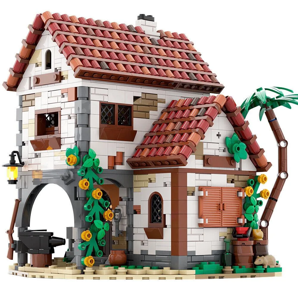 ZITIANYOUBUILD ZITIANYOUBUILD Hut Cottage by the Island 1332 Pieces MOC — product photo