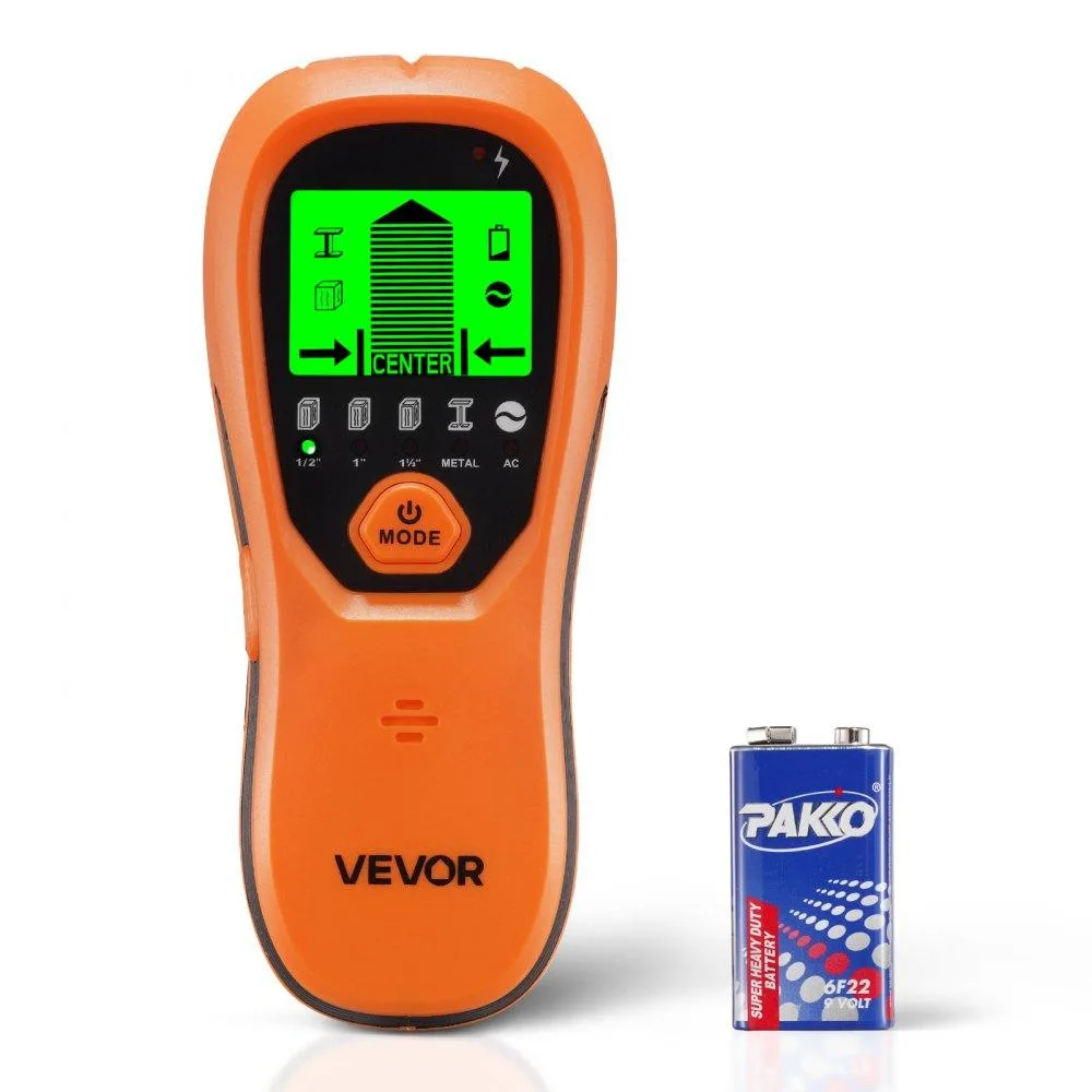 VEVOR VEVOR Stud Finder Wall Scanner 5 in 1 Orange HT580-O — product photo